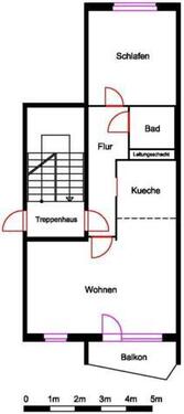 Foto - Etagenwohnung in Nordhausen zur Miete