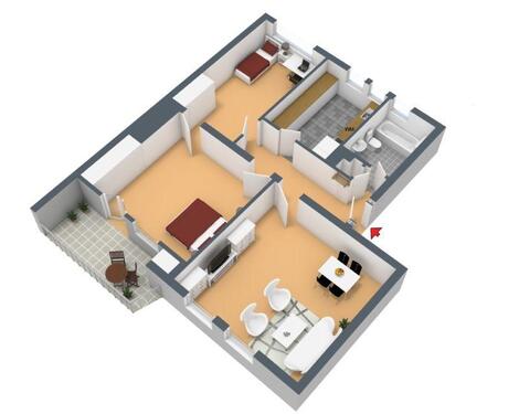 Foto - 4 Zimmer Erdgeschoßwohnung zur Miete in Wuppertal