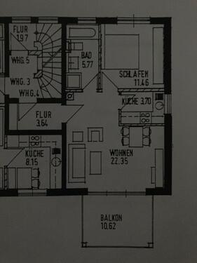 Foto - 2 ZKB, großér Balkon + Keller + Stellplatz