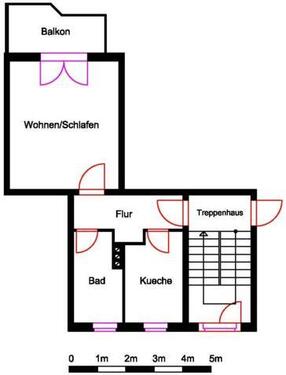Foto - Etagenwohnung in Nordhausen zur Miete