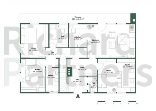 Foto - 4 Zimmer Erdgeschoßwohnung zur Miete in Mörlenbach