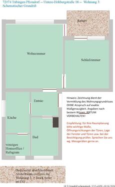 Foto - 2 Zimmer Etagenwohnung zum Kaufen in Tübingen