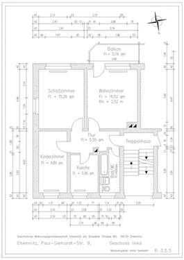 Foto - Etagenwohnung zur Miete in Chemnitz
