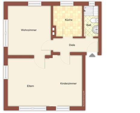 Foto - 3 Zimmer Etagenwohnung zur Miete in Wuppertal