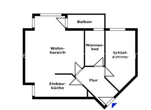 Foto - helle geräumige Zweizimmerwohnung