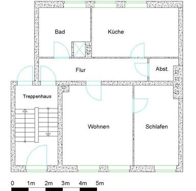 Foto - Etagenwohnung in Nordhausen zur Miete