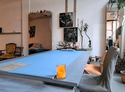 Foto - kreativen Arbeitsort- Atelier, Studio, Arbeitsplatz,Büro