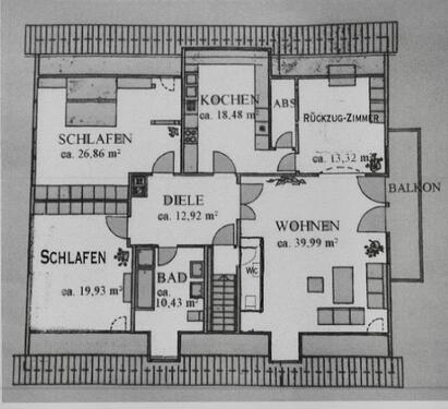 Foto - 3,5 Zimmer Wohnung in ruhigem 2 Familienhaus Nähe Kempten