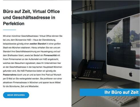 Foto - Geschäftsanschrift München virtuelles Büro +Postservice ab € 79*