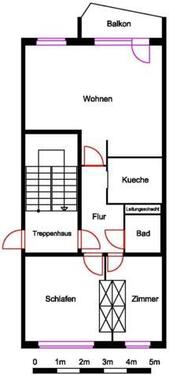 Foto - Etagenwohnung in Nordhausen zur Miete