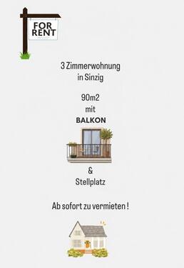 Foto - 3 Zimmer Wohnung&Balkon in Sinzig-Koisdorf ab sofort zu vermieten