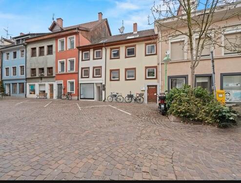 Foto - Zwei Reihenhäuser in der Konstanzer Altstadt mit Garten