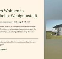 Luxuriöse Neubau-Wohnung (Erstbezug) in Wenigumstadt - Friedewald