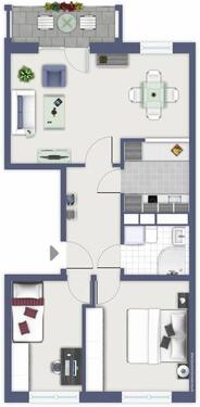Foto - Etagenwohnung in Chemnitz zur Miete