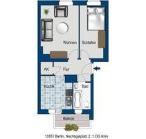 Reinkommen und Wohlfühlen: günstiges 1,5-Zimmer-Appartment - Berlin Mitte