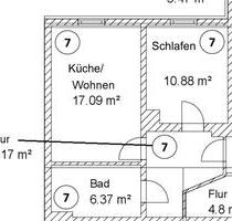 Wohnung 2OG - 88.000,00&nbsp;EUR Kaufpreis, ca.&nbsp; 41,50&nbsp;m&sup2; in Coswig (PLZ: 01640)