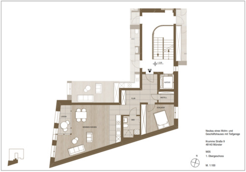 Foto - 2 Zimmer Etagenwohnung zur Miete in Münster