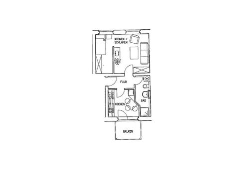 Foto - 1.5 Zimmer Etagenwohnung in Chemnitz