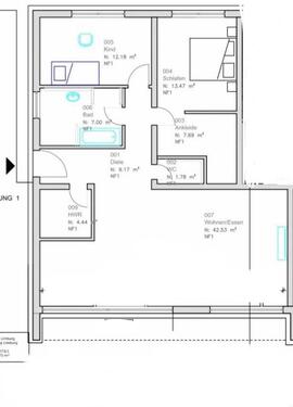 Foto - Helle 3-Zimmer-Wohnung mit großer Terrasse und Domblick
