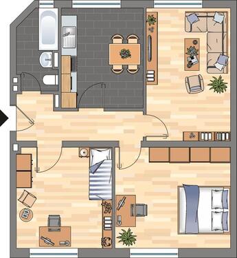 Foto - Etagenwohnung zur Miete in Kiel