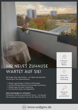 Foto - 3 Zimmer Wohnung, Provisionsfrei