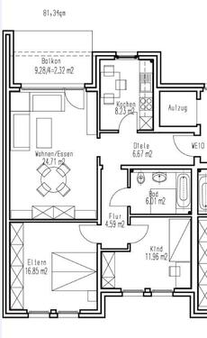 Foto - 3 Zimmer Etagenwohnung zur Miete in Haltern am See