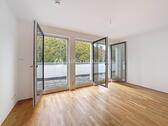 Foto - Stilvolle Dachgeschosswohnung mit Einbauküche, Aufzug und großer Rundum-Terrasse in begehrter Lage