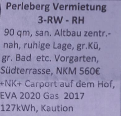 Foto - Etagenwohnung in Wittenberge