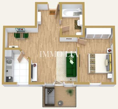 Foto - Etagenwohnung in Suhl zur Miete