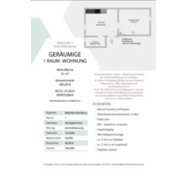 1. Raum Wohnung im Zentrum - 270,00 EUR Kaltmiete, in Wittenberge (PLZ: 19322)