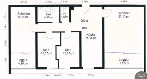 Foto - Exklusive Kapitalanlage in Steinbach: Großzügige 4-Zimmer-Wohnung