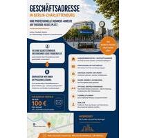 Professionelle Business-Adresse inklusive Postservice & digitalem Zugang - Berlin Charlottenburg-Wilmersdorf