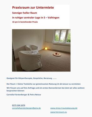 Foto - schöner Praxisraum in S-Vaihingen