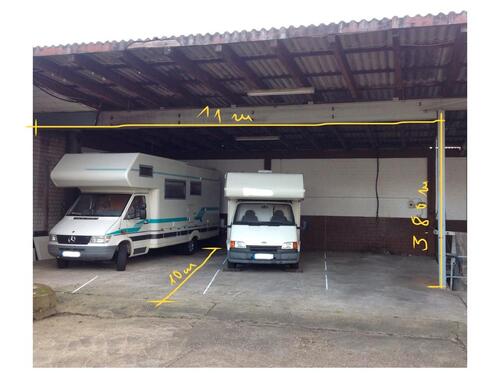 Foto - Stellplatz für Wohnmobil (überdacht, auf abgeschlossenem Gelände)