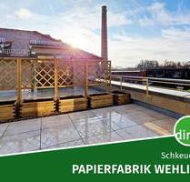 ERSTBEZUG in sanierter Papierfabrik | Dachgeschoss-Traum mit gr. Terrasse, 2 Tageslichtbädern u.v.m. - Schkeuditz