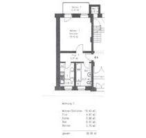 1 Raum Wohnung mit Balkon im EG im Herrmannsgarten 9 ab sofort - Weißenfels