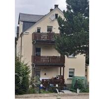 Schöne sonnige 4-Zimmer-Wohnung mit Terasse und großem Garten am Waldrand - Lichtenstein (Sachsen)