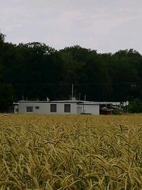 Foto - Wohnwagen Wohnmobil Caravan Mobilheim mit Parzelle