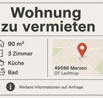 Wohnung zu vermieten 3 Zimmer Küche Bad - Neuenkirchen
