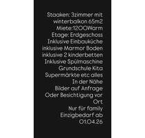 3 Zimmer Wohnung in Staaken - 1.200,00&nbsp;EUR Kaltmiete, ca.&nbsp; 65,00&nbsp;m&sup2; in Falkensee (PLZ: 14612)