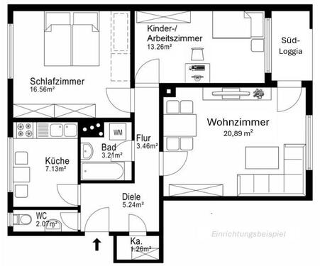 Foto - 3 Zimmer Etagenwohnung in München