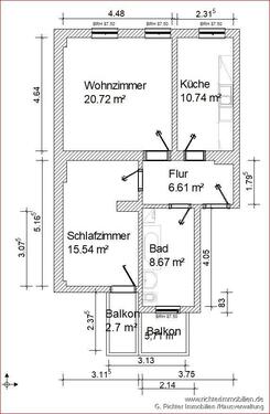 Foto - Etagenwohnung zur Miete in Freiberg