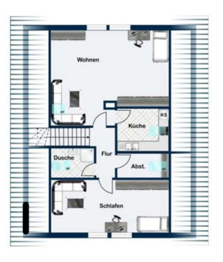 Foto - Helle, großzügige 2-Zimmer-Wohnung in Weisendorf zu vermieten