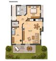 Foto - Provisionsfreie 3-Zimmer-Erdgeschosswohnung mit Garten und Garage