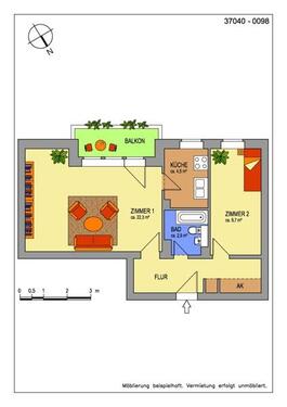 Foto - Etagenwohnung zur Miete in Berlin