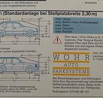 Tiefgaragenstellplatz (Duplex) in Leipzig-Leutzsch zu vermieten