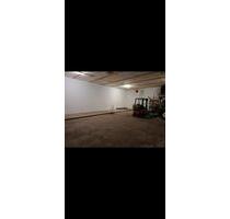 Grosse Lagerhalle in Bodenheim, gedämmt, 128qm ab sofort