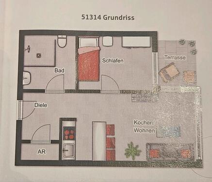 Foto - Apartment Rheinnähe zu verkaufen