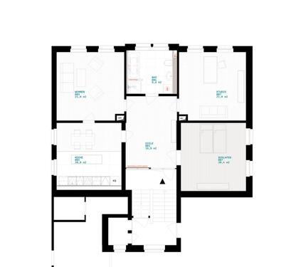 Foto - AltbauVilla mod. Whg. 3 Zi. Küche m. EBKBadStpl.Garten 109m²