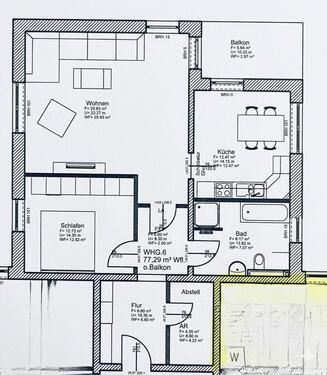 Foto - 2 Zimmer Etagenwohnung zur Miete in Groß Köris